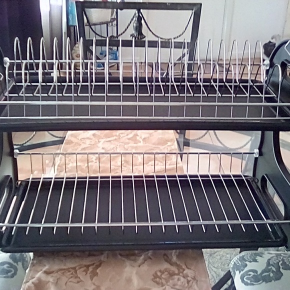 Simplehuman Steel Simplehuman Dish Drying Rack Bed Bath And